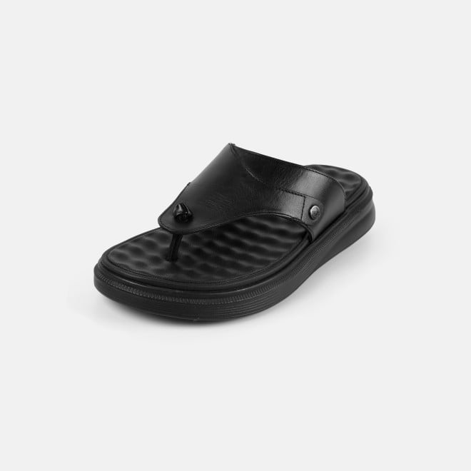 Mochi Men Black Casual Slip Ons (SKU: 16-1286-11-40)