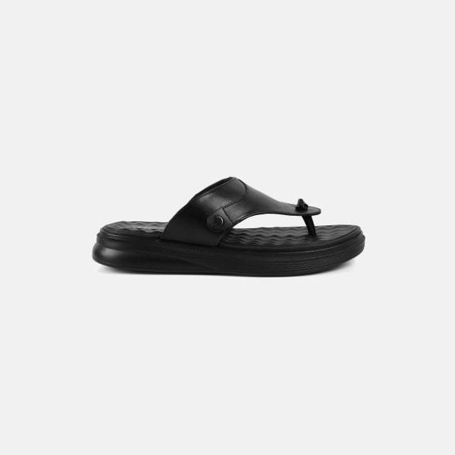 Mochi Men Black Casual Slip Ons (SKU: 16-1286-11-40)