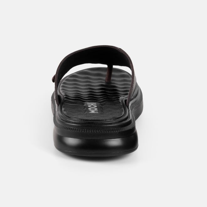 Mochi Men Brown Casual Slip Ons (SKU: 16-1286-12-41)