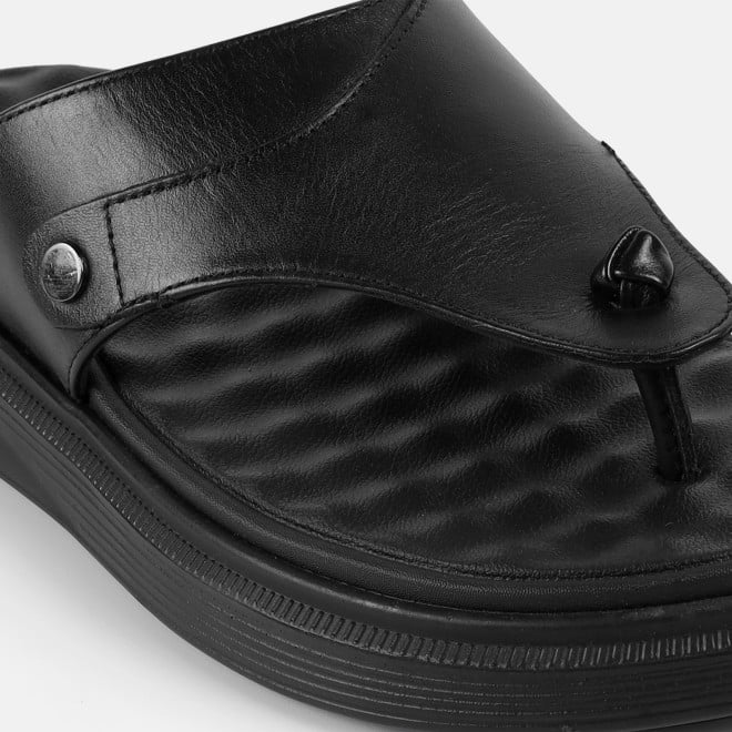 Mochi Men Black Casual Slip Ons (SKU: 16-1286-11-40)