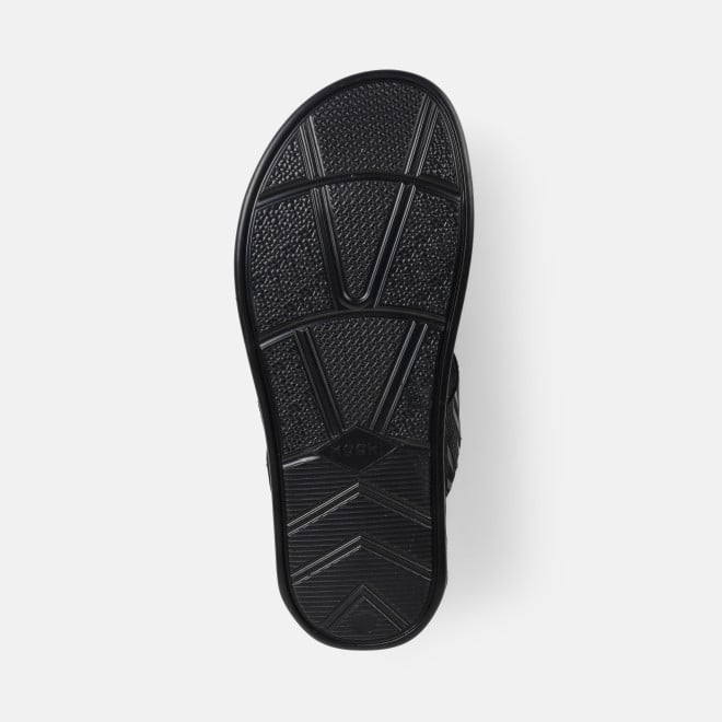 Mochi Men Black Casual Slippers (SKU: 16-1299-11-40)