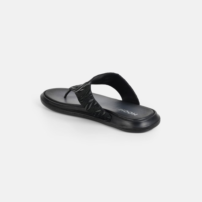 Mochi Men Black Casual Slippers (SKU: 16-1299-11-40)