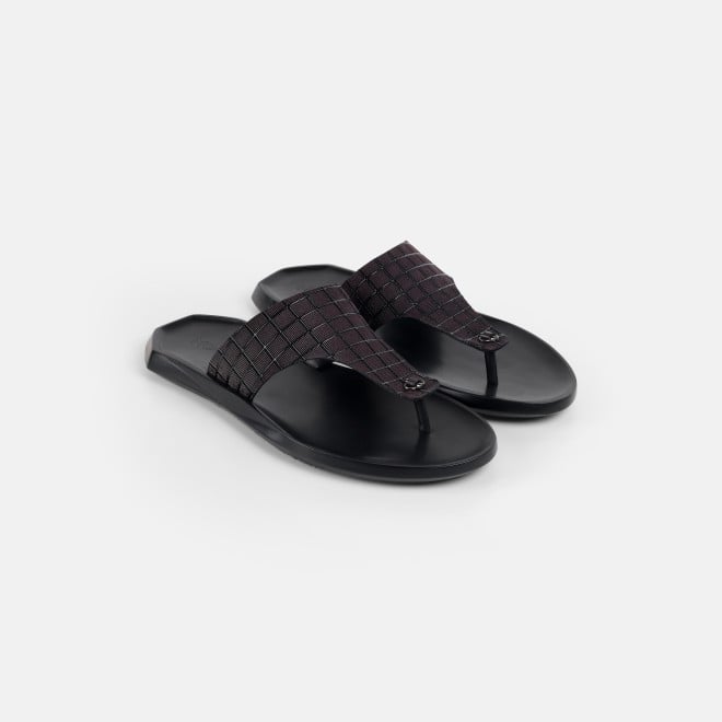 Mochi Men Maroon Casual Slippers (SKU: 16-1314-44-40)