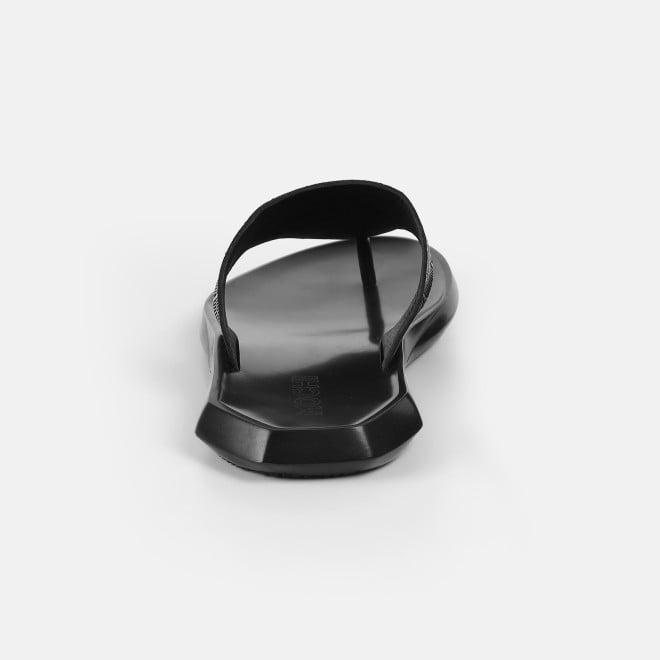 Mochi Men Black Casual Slippers (SKU: 16-1314-11-40)