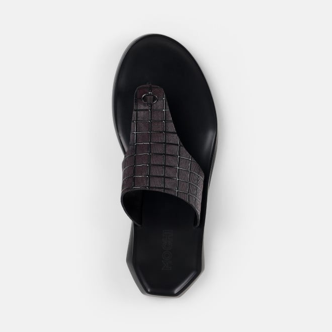 Mochi Men Maroon Casual Slippers (SKU: 16-1314-44-40)