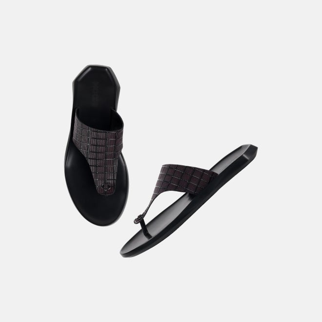 Mochi Men Maroon Casual Slippers (SKU: 16-1314-44-40)