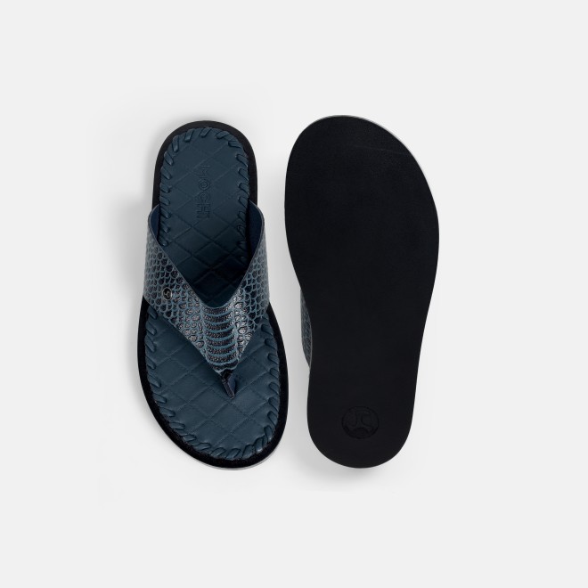 Mochi Men Blue Casual Slippers (SKU: 16-1317-45-40)