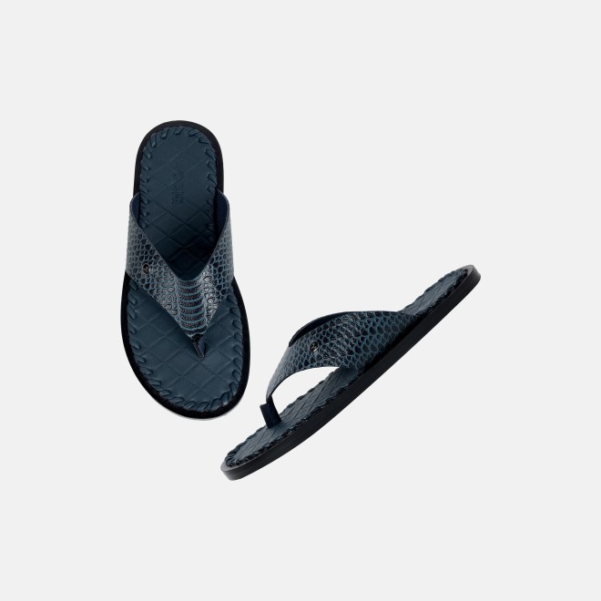 Mochi Men Blue Casual Slippers (SKU: 16-1317-45-40)