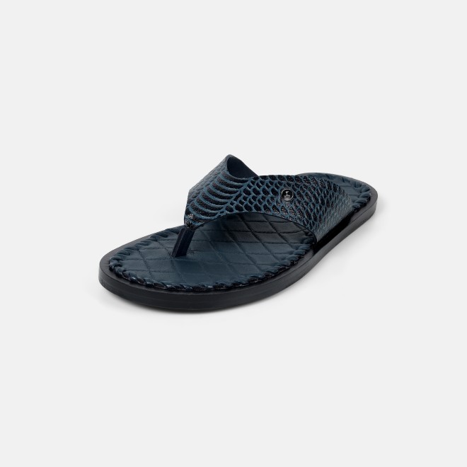 Mochi Men Blue Casual Slippers (SKU: 16-1317L-45-46)