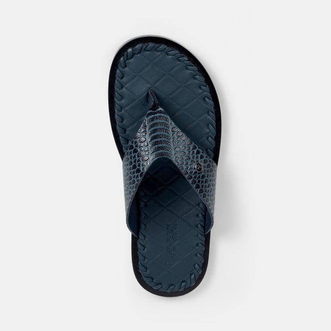 Mochi Men Blue Casual Slippers (SKU: 16-1317L-45-46)