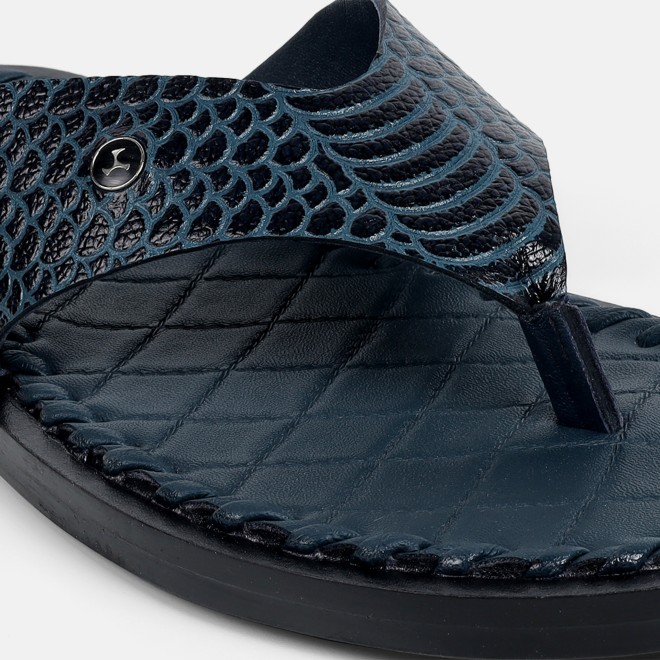 Mochi Men Blue Casual Slippers (SKU: 16-1317L-45-46)