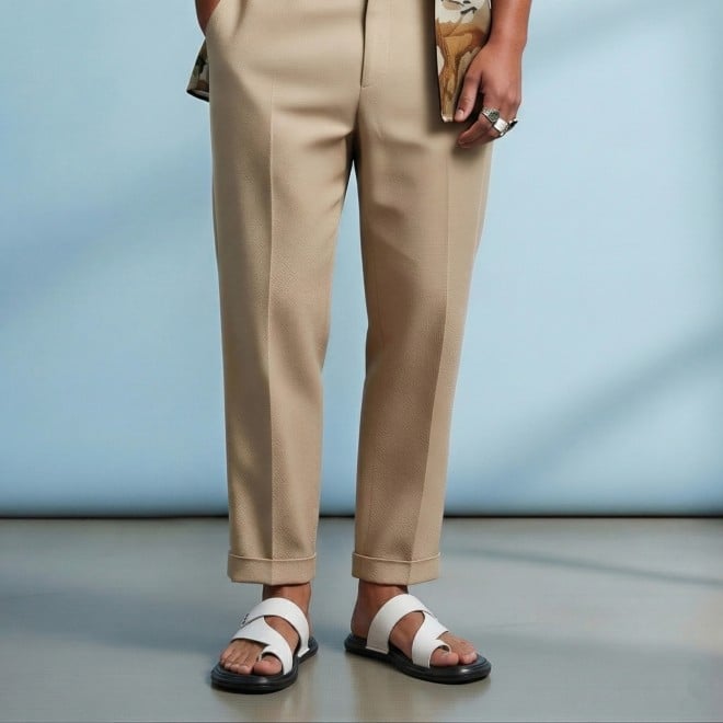 Mochi Men White Casual Slippers (SKU: 16-1318-16-40)