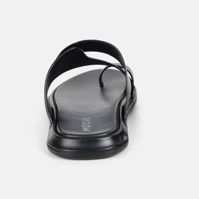 Mochi Men Black Casual Slippers (SKU: 16-1318-11-40)