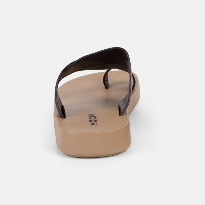 Mochi Men Brown Casual Slippers (SKU: 16-1319-12-41)