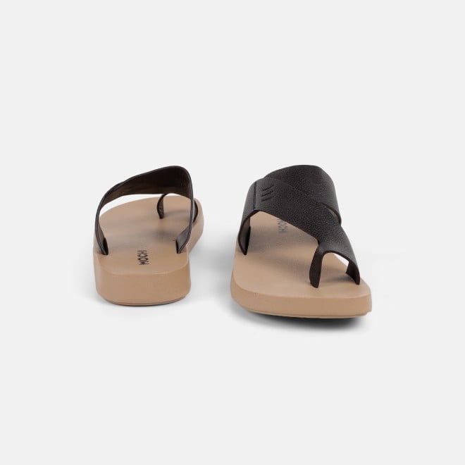 Mochi Men Brown Casual Slippers (SKU: 16-1319-12-41)