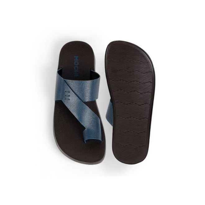 Mochi Men Blue Casual Slippers (SKU: 16-1319-45-40)