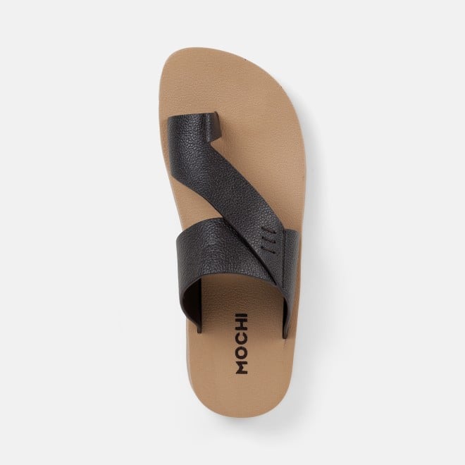 Mochi Men Brown Casual Slippers (SKU: 16-1319-12-41)