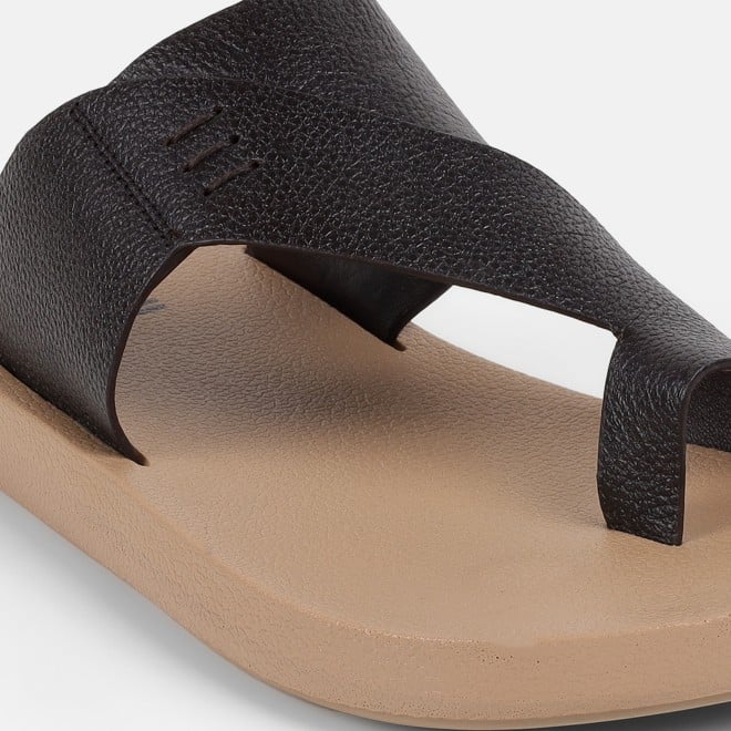 Mochi Men Brown Casual Slippers (SKU: 16-1319-12-41)