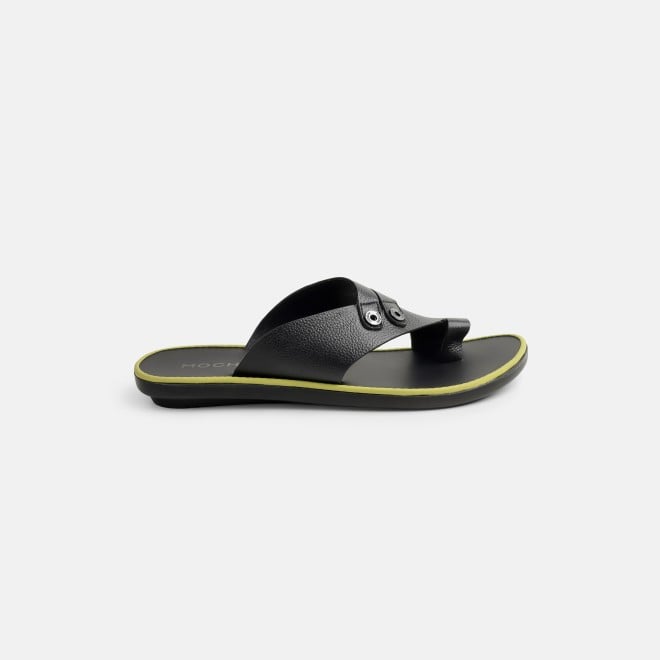 Mochi Men Black Casual Slippers (SKU: 16-1320-11-41)
