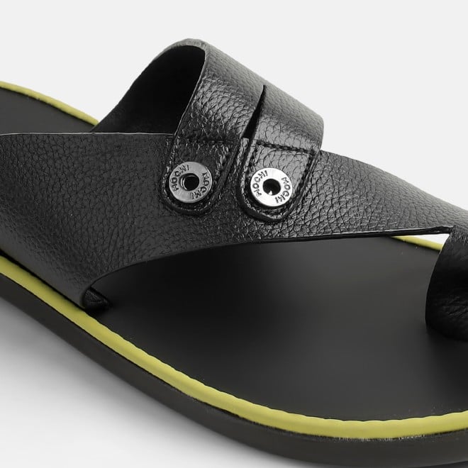 Mochi Men Black Casual Slippers (SKU: 16-1320-11-41)
