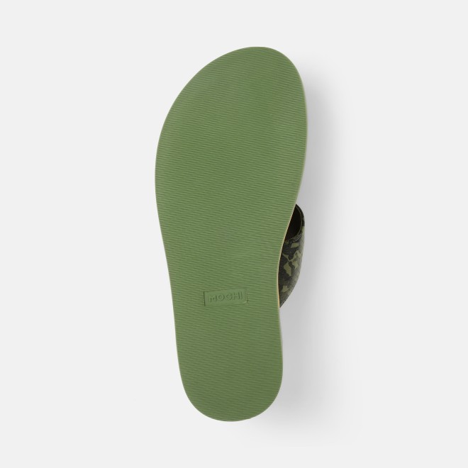 Mochi Men Olive Casual Slippers (SKU: 16-1321-49-40)