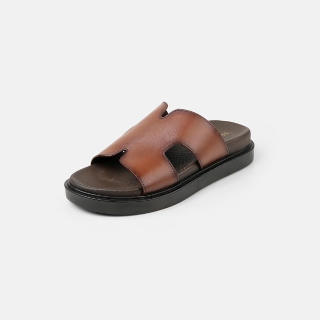Mochi Men Tan Casual Slippers (SKU: 16-1323-23-40)
