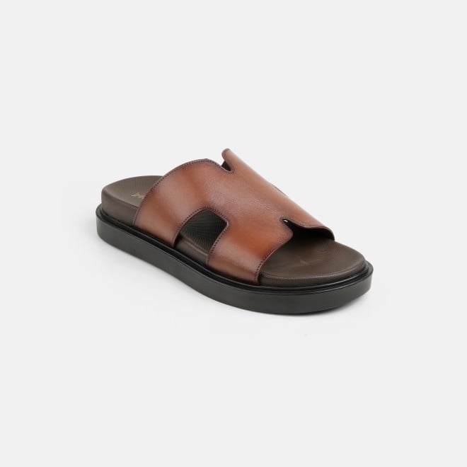 Mochi Men Tan Casual Slippers (SKU: 16-1323-23-40)