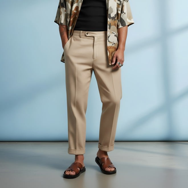 Mochi Men Tan Casual Slippers (SKU: 16-1323-23-40)