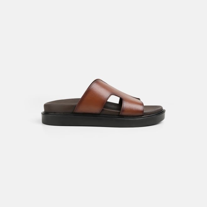 Mochi Men Tan Casual Slippers (SKU: 16-1323-23-40)
