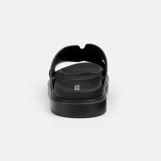 Mochi Men Black Casual Slippers (SKU: 16-1323-11-40)