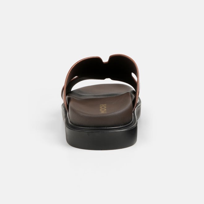 Mochi Men Tan Casual Slippers (SKU: 16-1323-23-40)