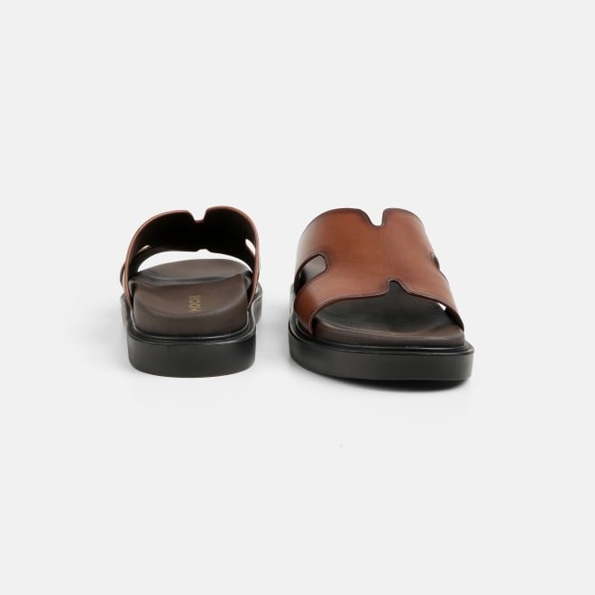 Mochi Men Tan Casual Slippers (SKU: 16-1323-23-40)