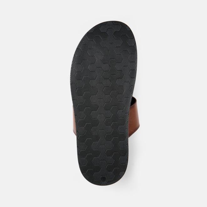 Mochi Men Tan Casual Slippers (SKU: 16-1323-23-40)