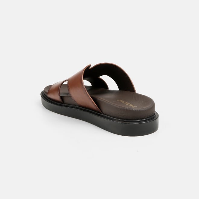 Mochi Men Tan Casual Slippers (SKU: 16-1323-23-40)