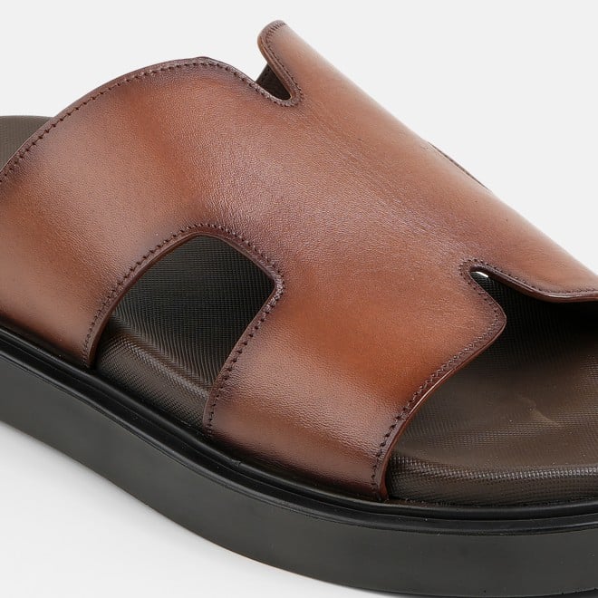 Mochi Men Tan Casual Slippers (SKU: 16-1323-23-40)