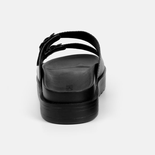 Mochi Men Black Casual Slippers (SKU: 16-1324-11-40)