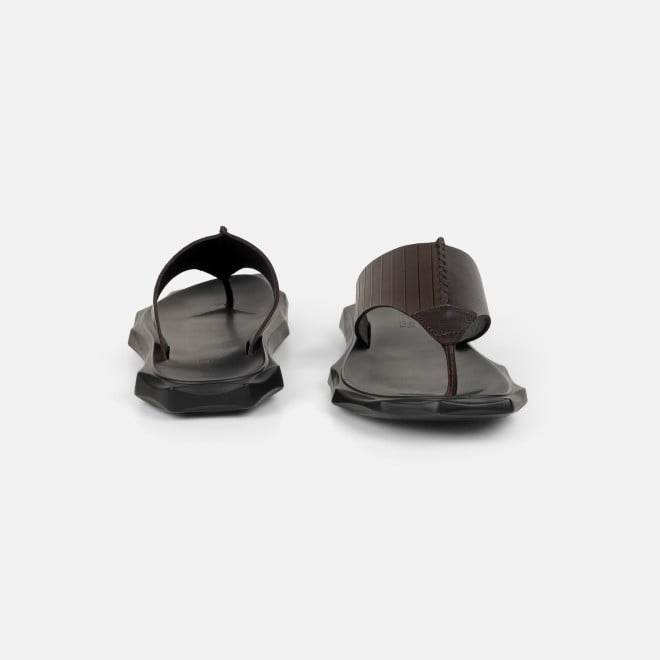 Mochi Men Brown Casual Slippers (SKU: 16-1325-12-40)