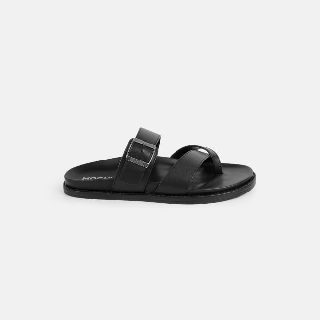 Mochi Men Black Casual Slippers (SKU: 16-1341-11-42)