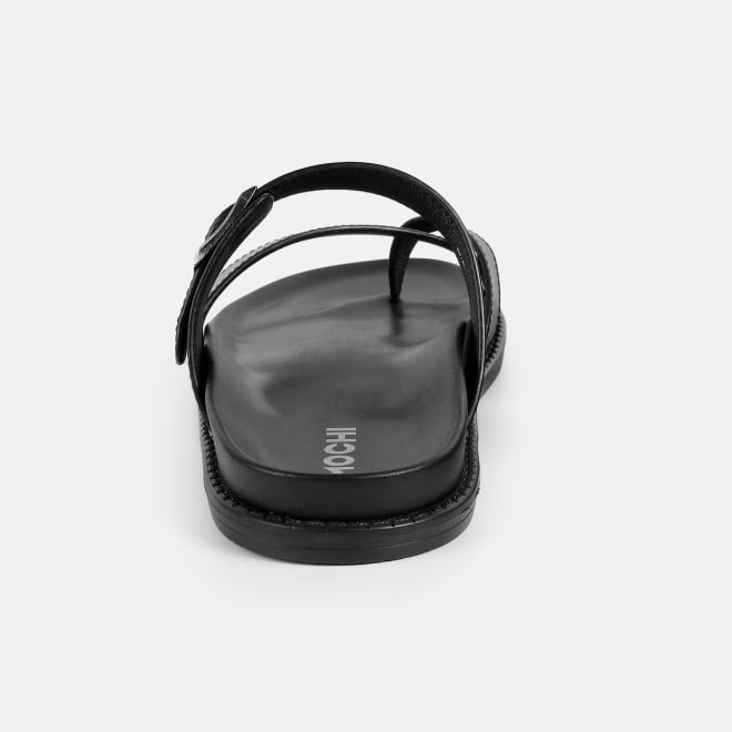 Mochi Men Black Casual Slippers (SKU: 16-1341-11-42)