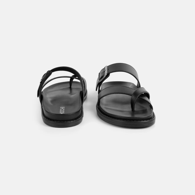 Mochi Men Black Casual Slippers (SKU: 16-1341-11-42)