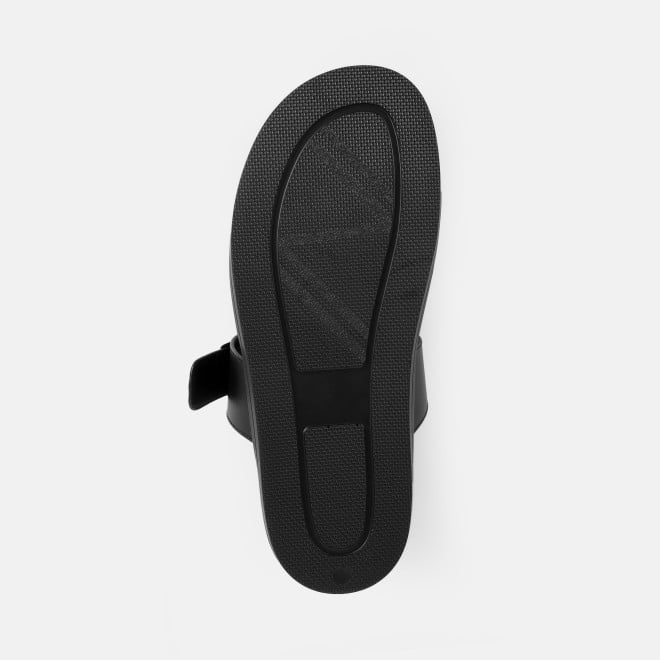 Mochi Men Black Casual Slippers (SKU: 16-1341-11-42)