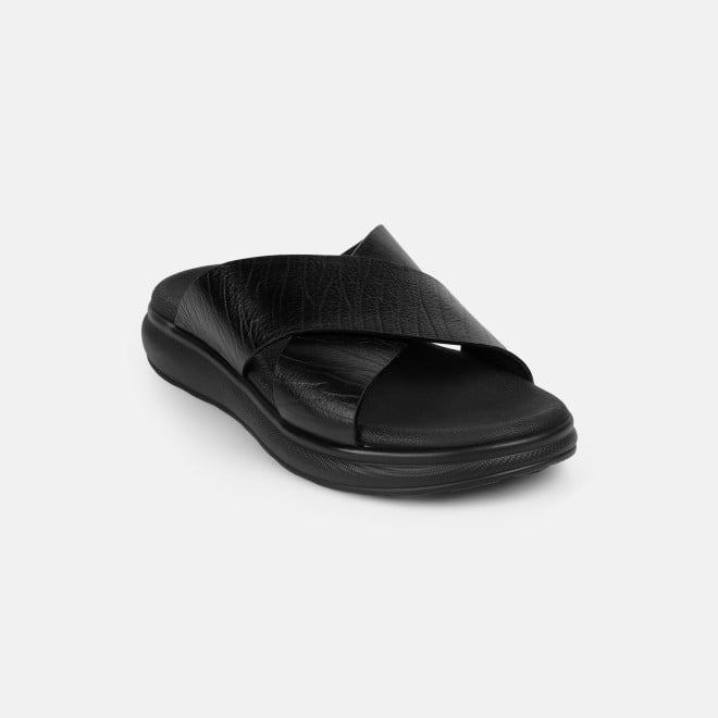 Mochi Men Black Casual Slippers (SKU: 16-1343-11-41)