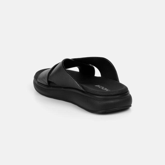 Mochi Men Black Casual Slippers (SKU: 16-1343-11-41)