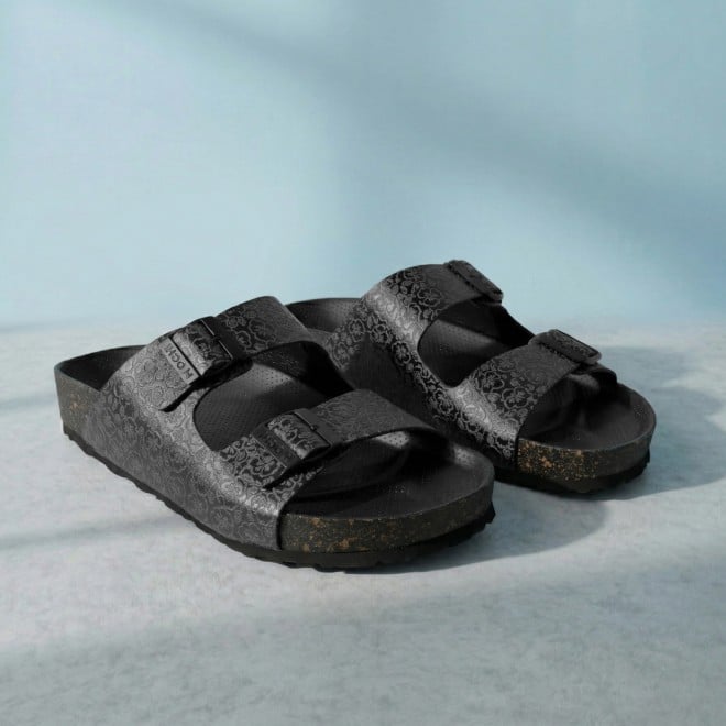 Mochi Men Grey Casual Slippers
