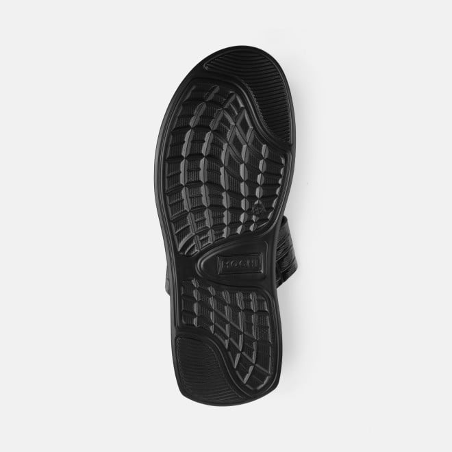 Mochi Men Black Casual Slippers (SKU: 16-1380-11-40)