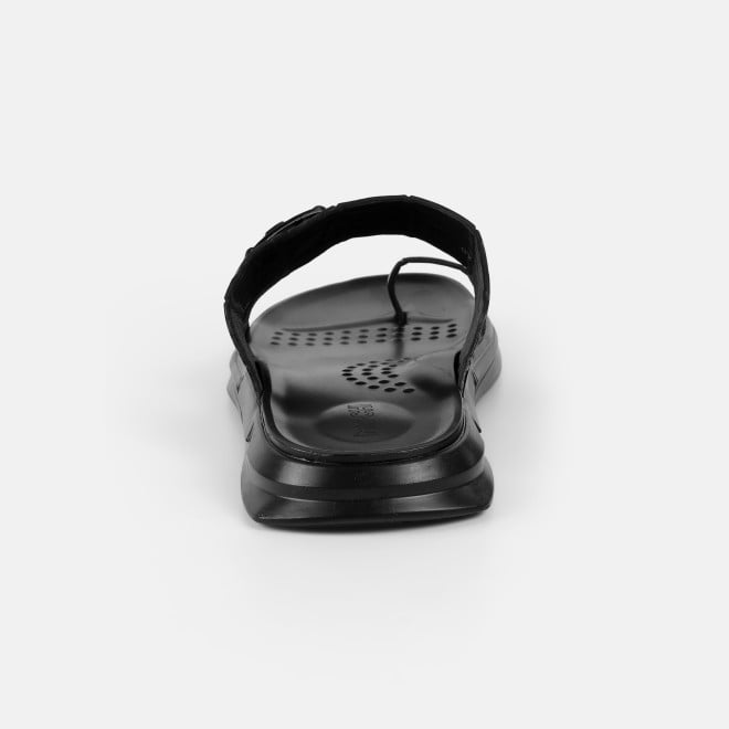 Mochi Men Black Casual Slippers (SKU: 16-1381-11-40)