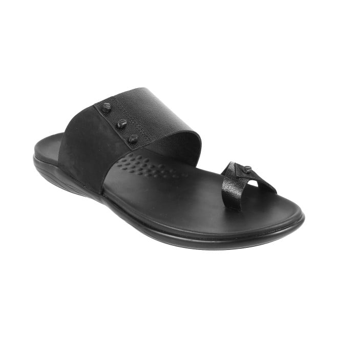 Mochi Men Black Casual Slippers (SKU: 16-158L-11-46)