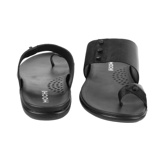 Mochi Men Black Casual Slippers (SKU: 16-158L-11-46)
