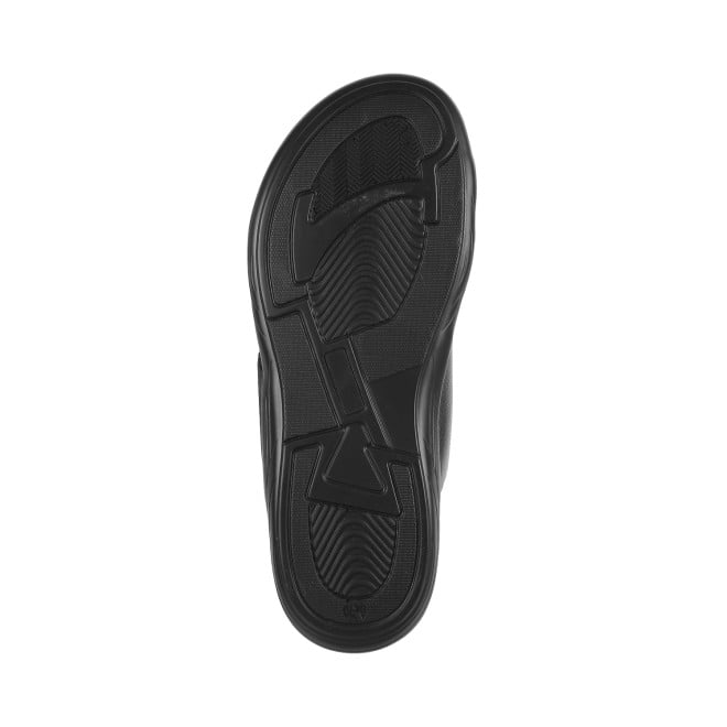 Mochi Men Black Casual Slippers (SKU: 16-158L-11-46)
