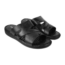 Men Black Casual Slippers